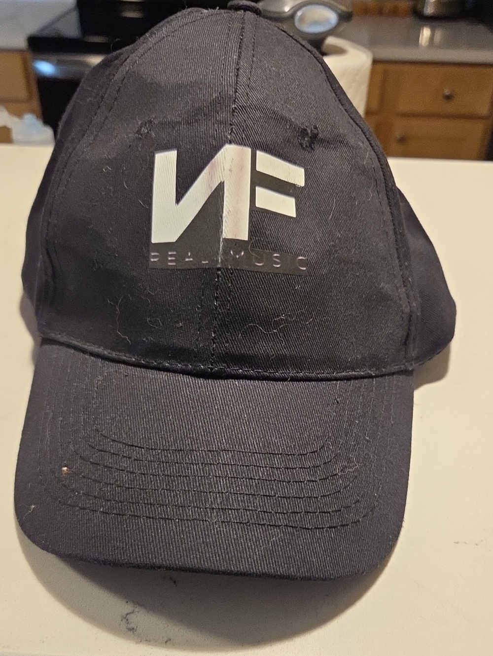 NF Logo Black Baseball Cap - Men
